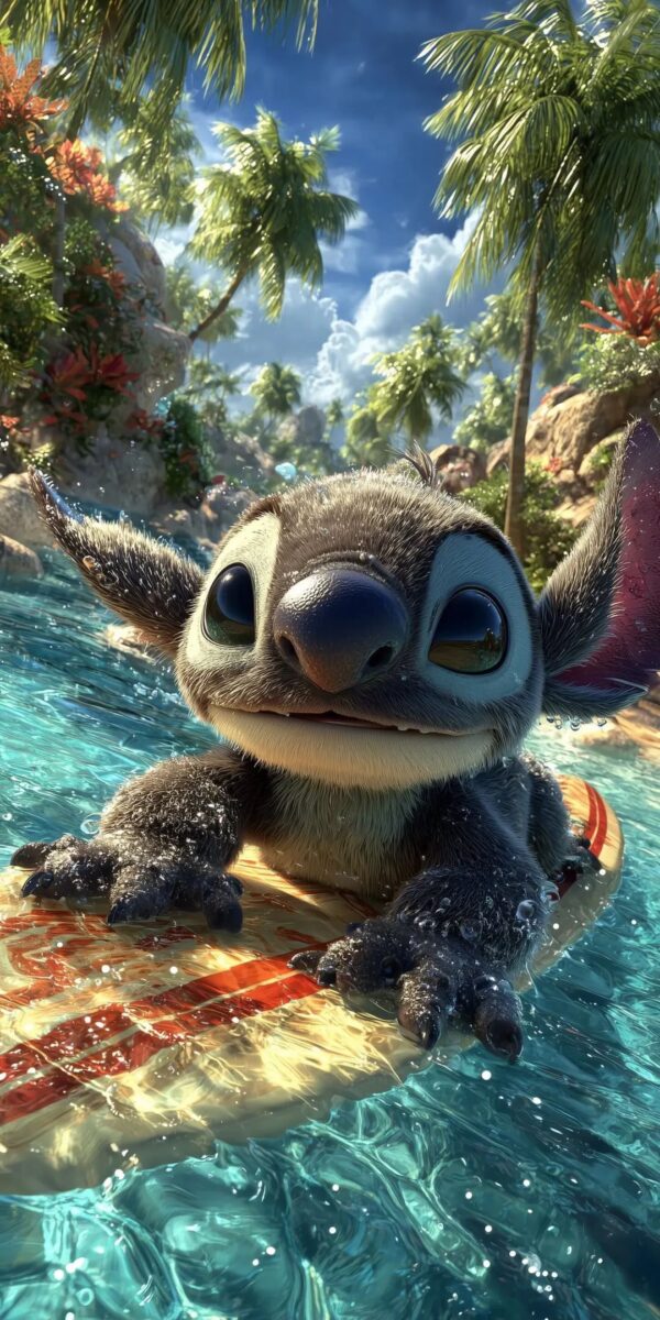 Stitch - Surfing